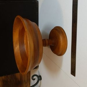 Hand turned wooden bowl